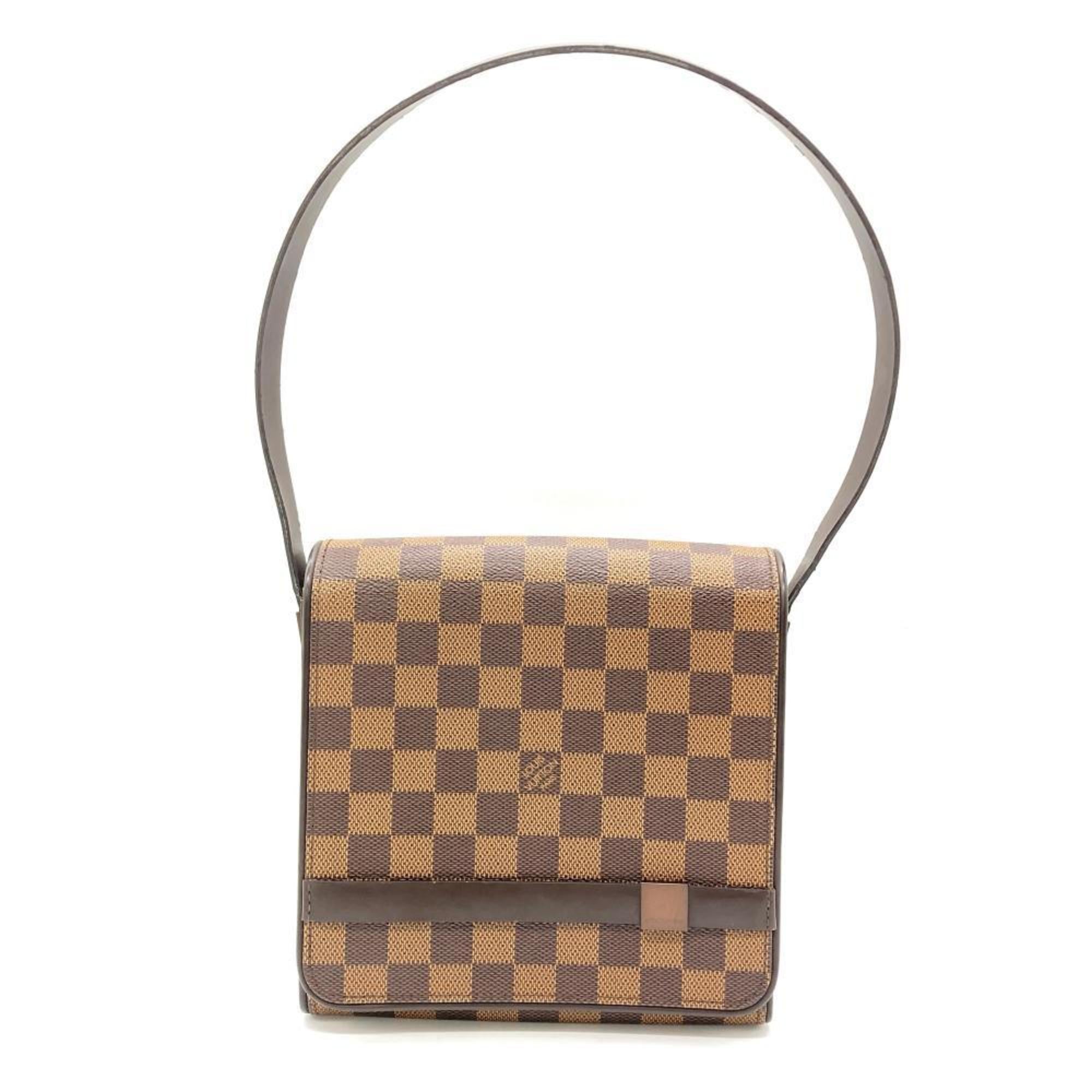Louis Vuitton Damier Damier Canvas Ebene Damier Canvas Shoulder Bag (Pre-Owned)