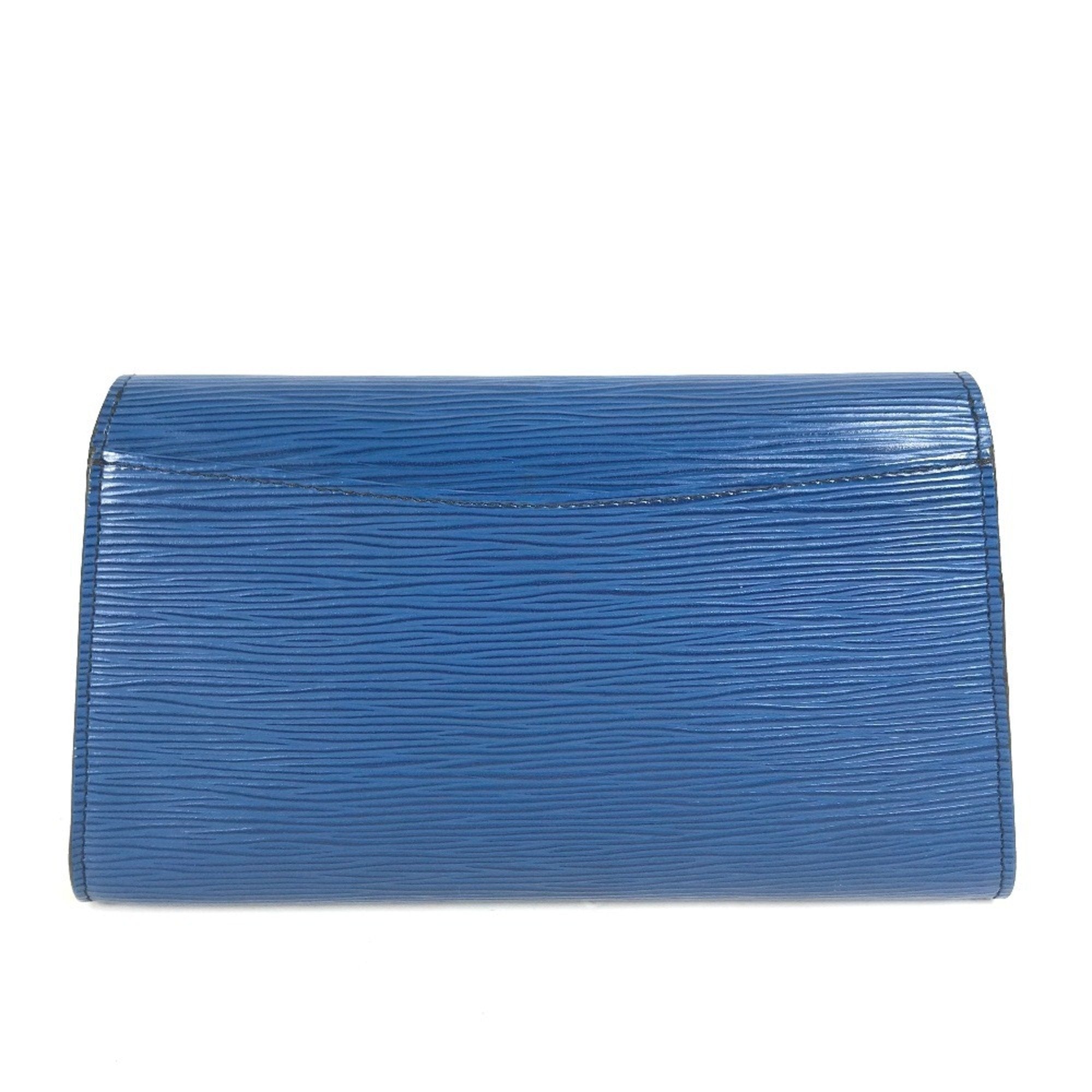 Louis Vuitton Blue Galle Toledo Blue Epi Leather Clutch Bag Pouch (Pre-Owned)