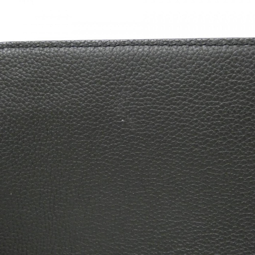 Louis Vuitton Black Leather Shoulder Bag (Pre-Owned)
