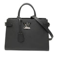 Louis Vuitton Black Noir Leather Handbag Shoulder Bag (Pre-Owned)