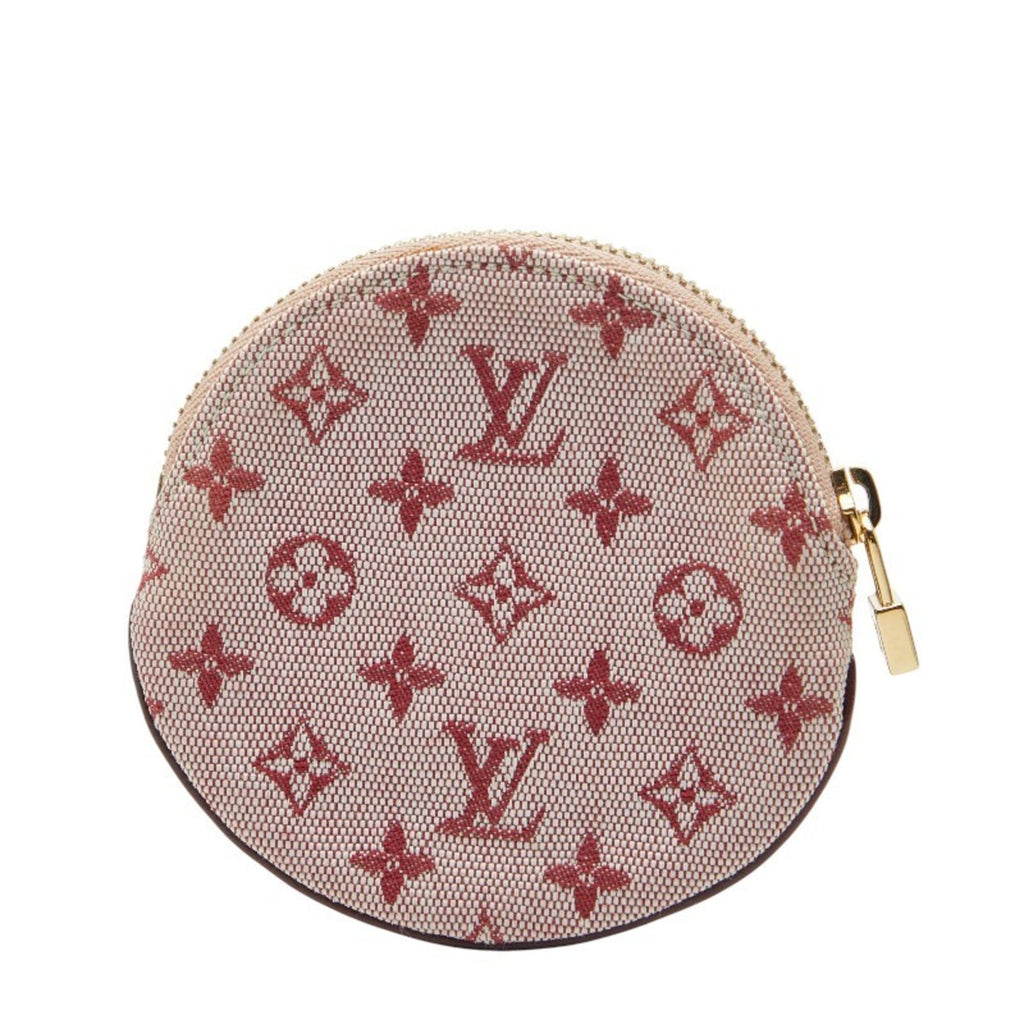 Louis Vuitton Cerise Red Color Canvas Leather Coin Purse/Coin Case (Pre-Owned)