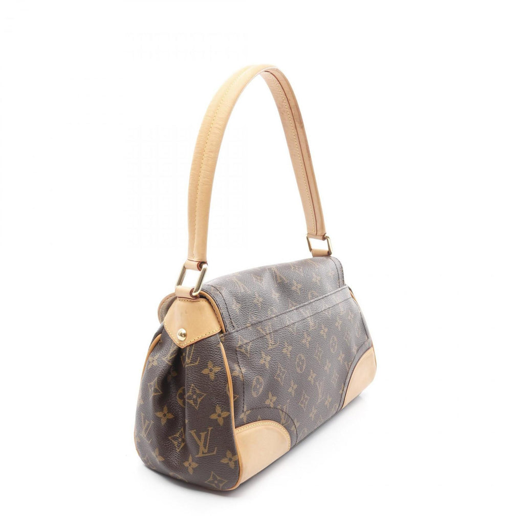 Louis Vuitton Brown Coated Canvas Leather Shoulder Bag (Pre-Owned)