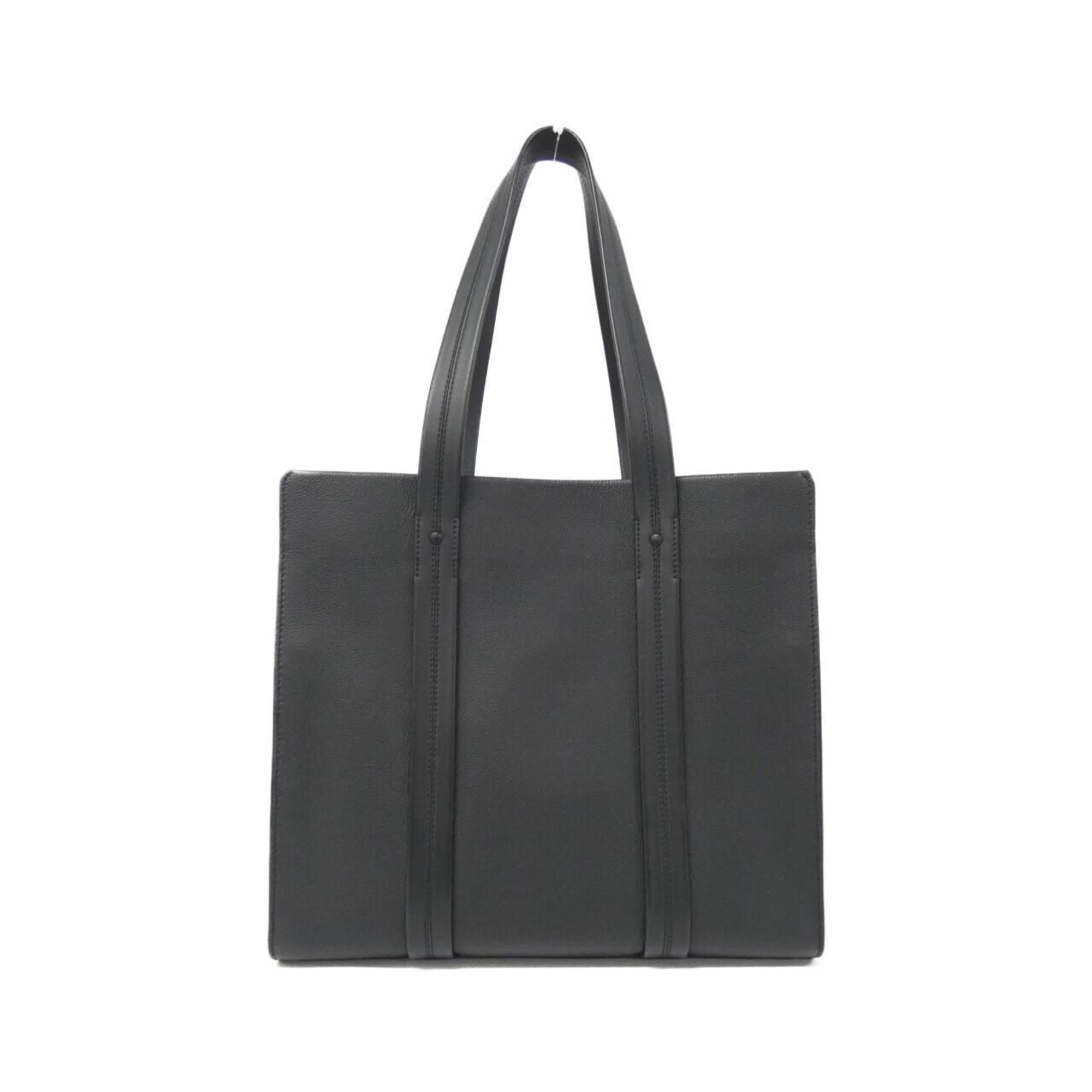 Louis Vuitton Black Leather Handbag (Pre-Owned)