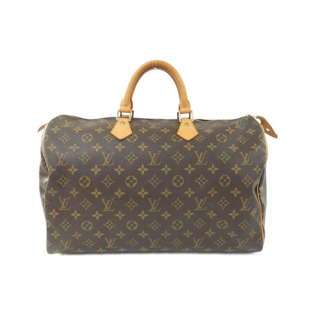 Louis Vuitton Marron Coated Canvas Boston Bag (Pre-Owned)