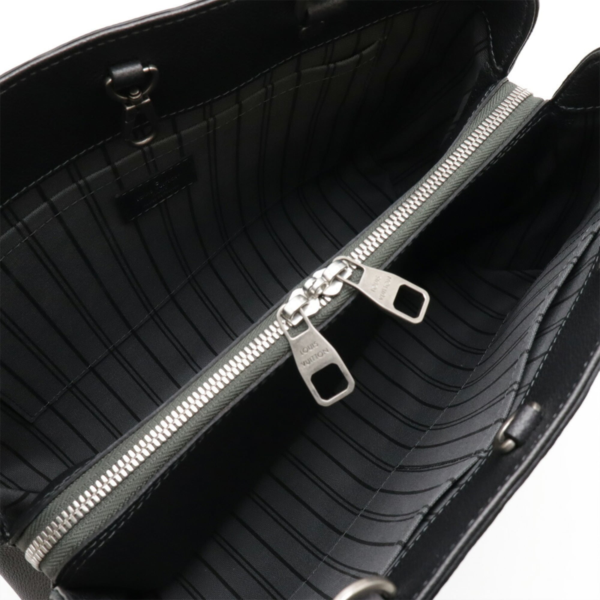 Louis Vuitton Black Noir Monogram Empreinte Handbag Shoulder Bag (Pre-Owned)