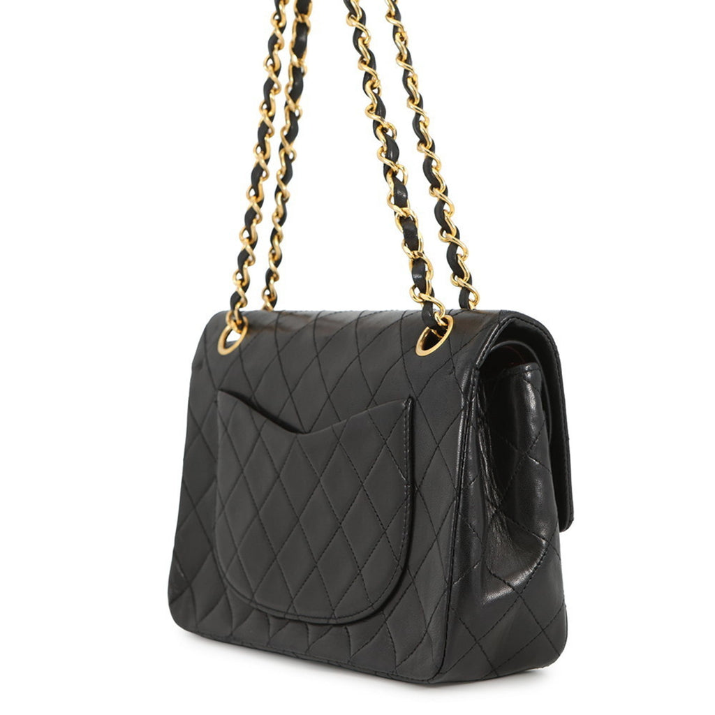Vintage Classic Double Flap Bag Quilted Lambskin Small