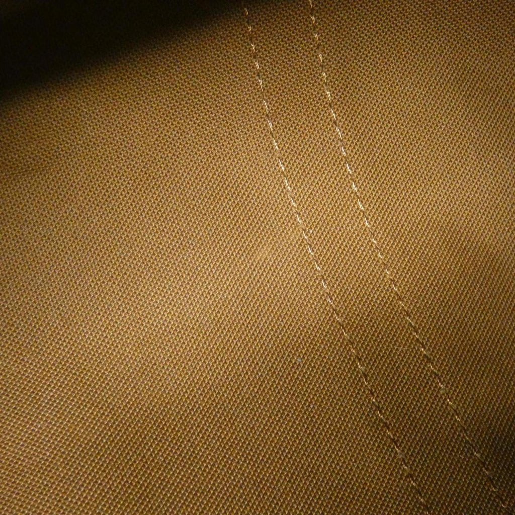 Louis Vuitton Black Brown Coated Canvas Shoulder Bag (Pre-Owned)