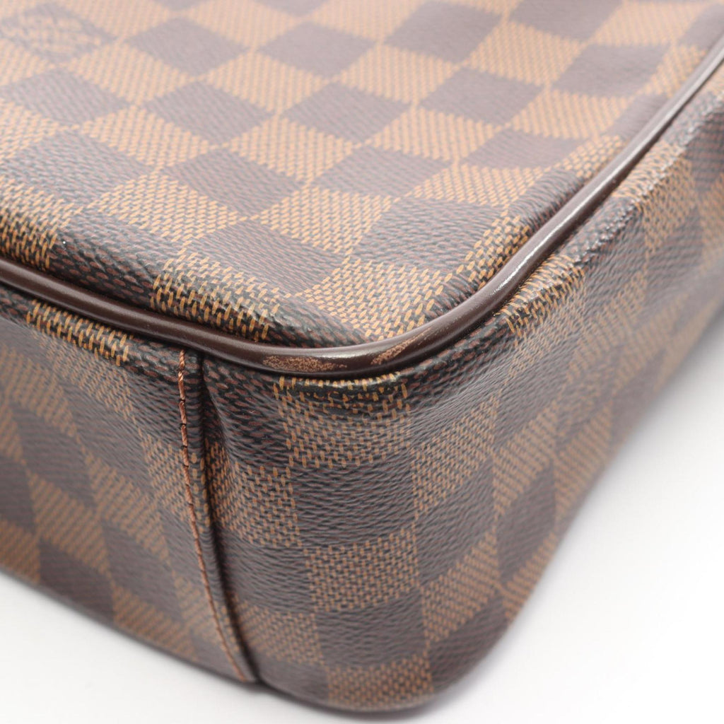 Louis Vuitton Brown Damier Canvas Coated Canvas Leather Damier Canvas Handbag Shoulder Bag (Pre-Owned)