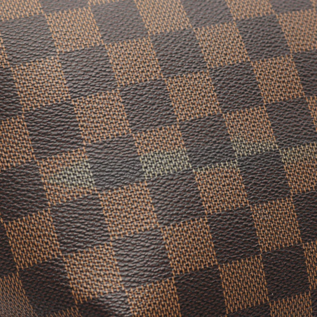 Louis Vuitton Brown Ebene Damier Canvas Pvc Coated Canvas Leather Tote Bag (Pre-Owned)