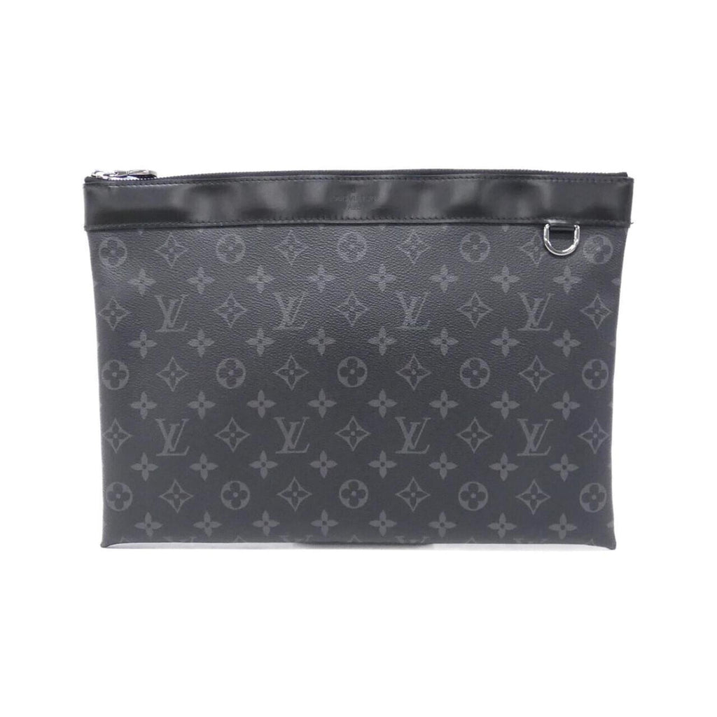 Louis Vuitton Black Coated Canvas Handbag Pochette (Pre-Owned)