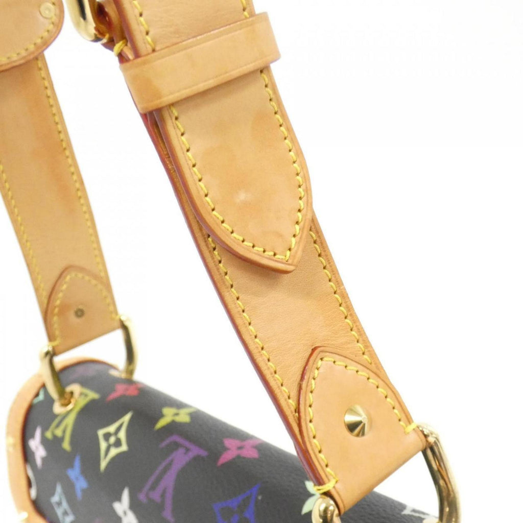 Louis Vuitton Black Coated Canvas Shoulder Bag (Pre-Owned)