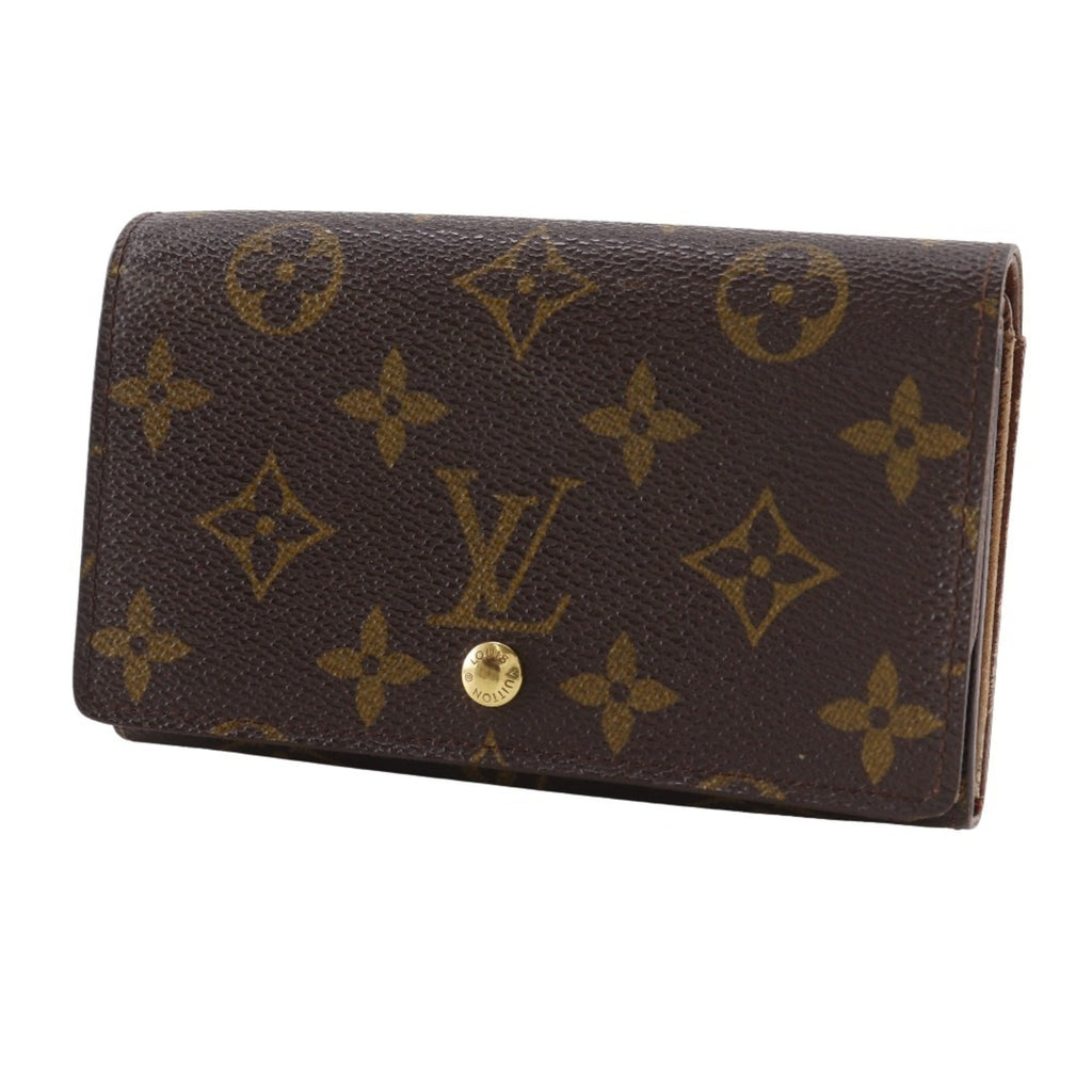 Louis Vuitton Brown Monogram Canvas Wallet (Bi-Fold) (Pre-Owned)