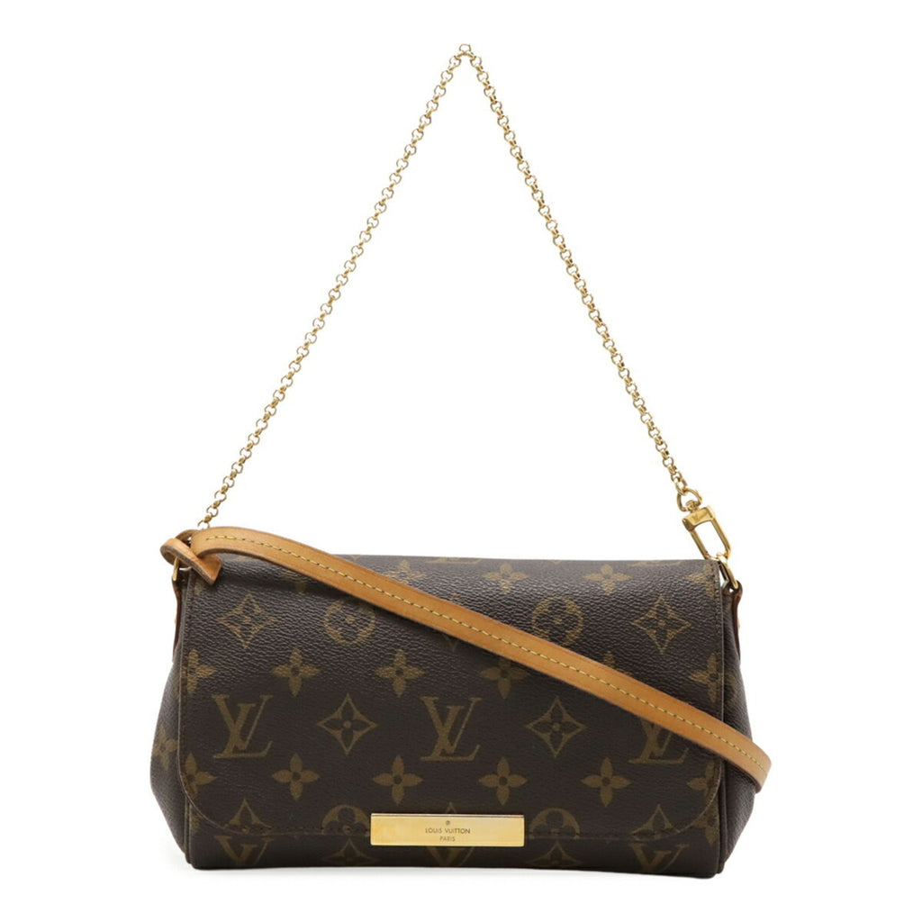 Louis Vuitton Brown Monogram Clutch Bag Pouch Shoulder Bag (Pre-Owned)