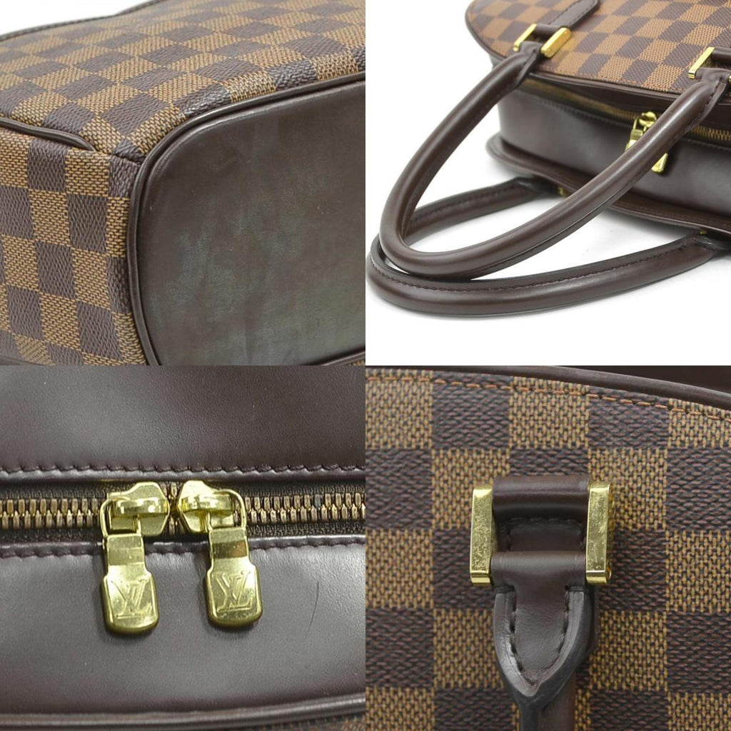 Louis Vuitton Ebene Damier Canvas Handbag (Pre-Owned)