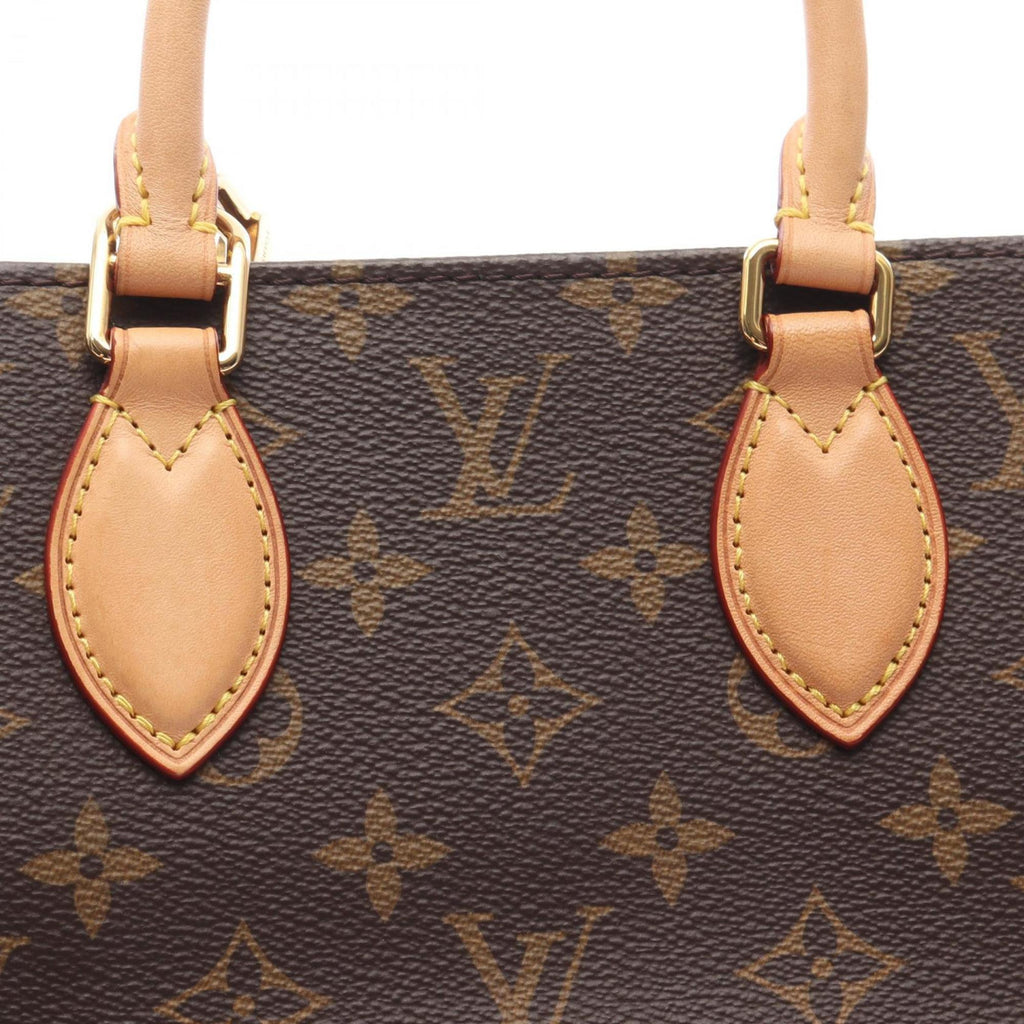 Louis Vuitton Brown Coated Canvas Leather Handbag (Pre-Owned)