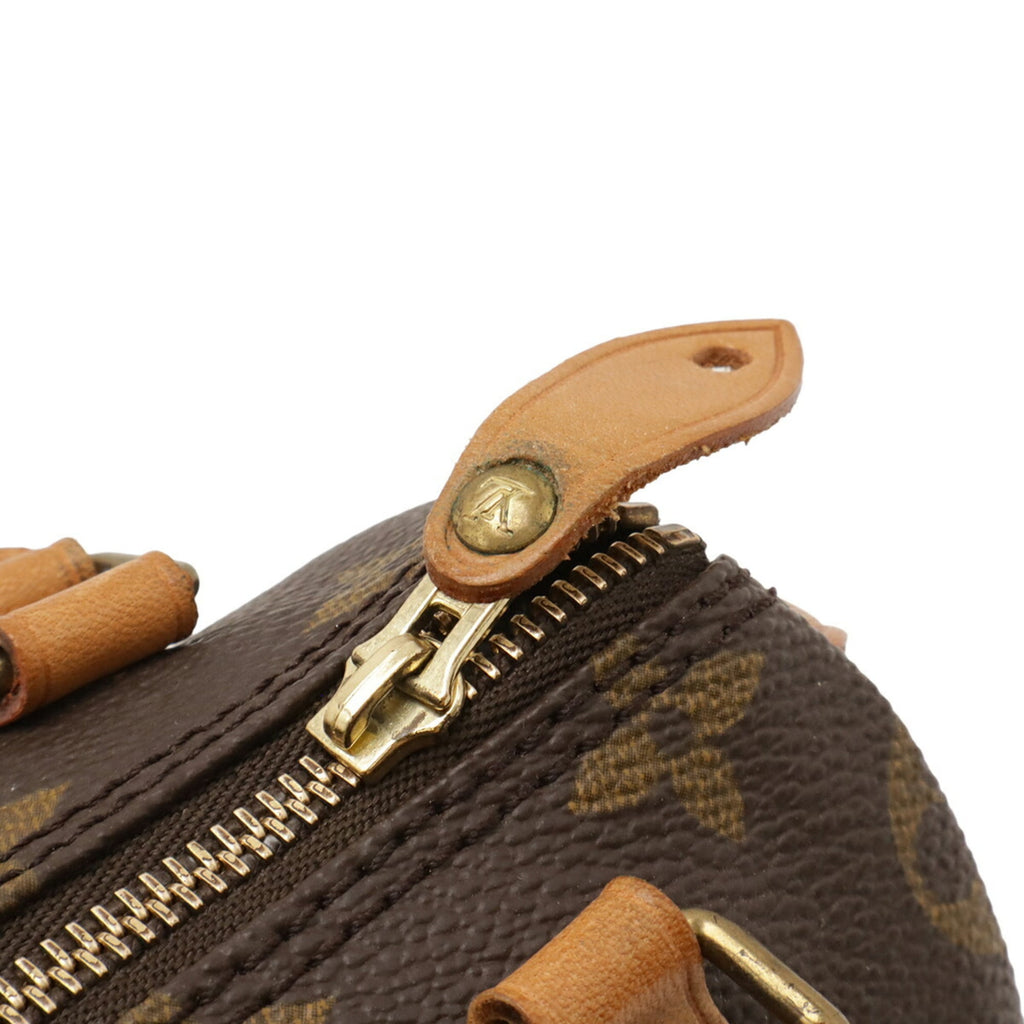 Louis Vuitton Brown Monogram Canvas Handbag Pouch Shoulder Bag (Pre-Owned)