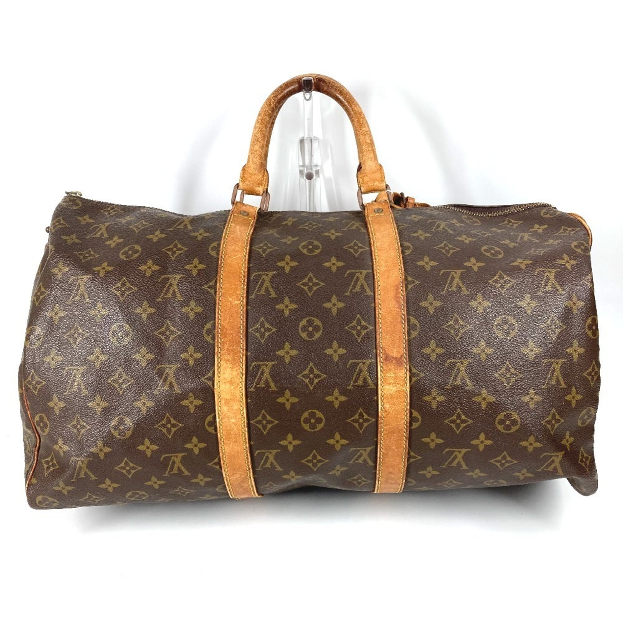 Louis Vuitton Brown Monogram Monogram Boston Bag Handbag (Pre-Owned)