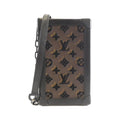 Louis Vuitton Black Marron Coated Canvas Shoulder Bag (Pre-Owned)