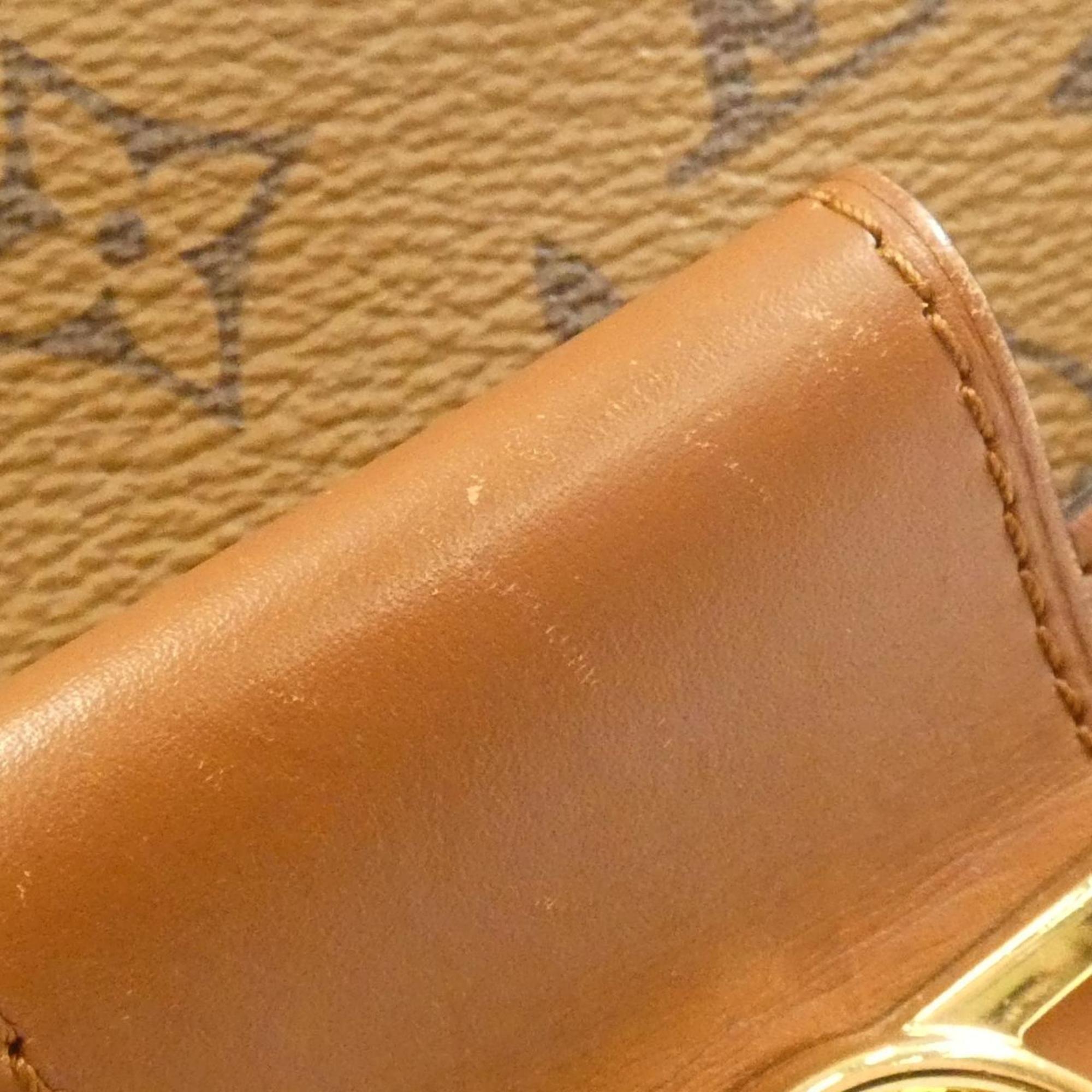 Louis Vuitton Brown Coated Canvas Backpack (Pre-Owned)