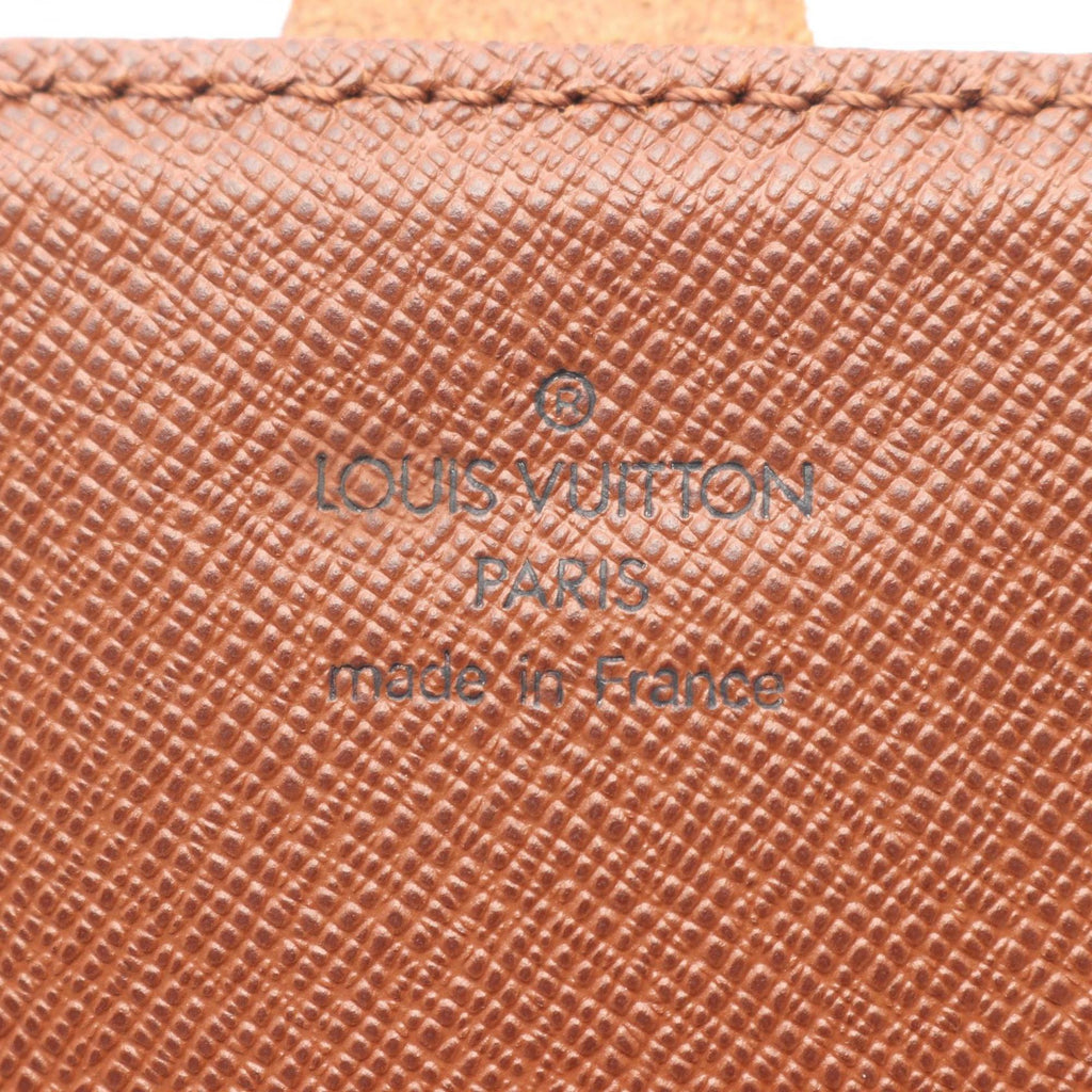 Louis Vuitton Brown Coated Canvas Leather Shoulder Bag (Pre-Owned)