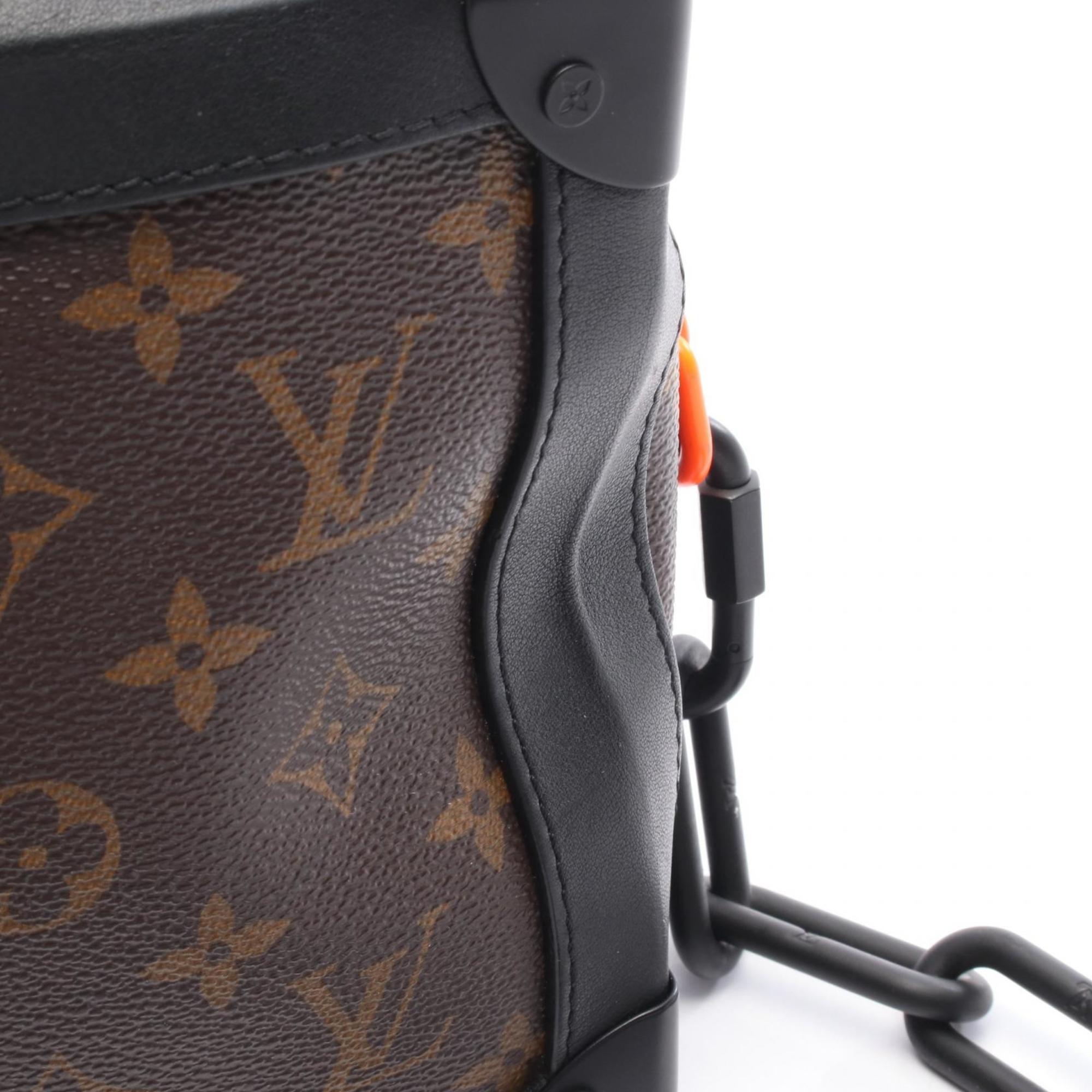 Louis Vuitton Brown Coated Canvas Leather Shoulder Bag (Pre-Owned)