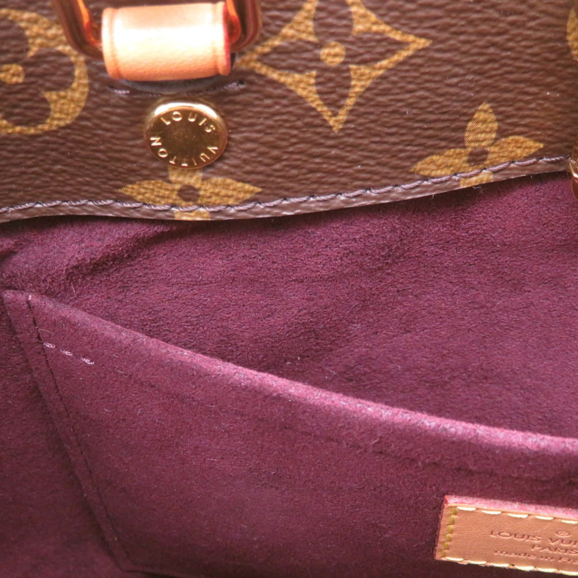 Louis Vuitton Monogram Bordeaux Monogram Handbag Shoulder Bag (Pre-Owned)