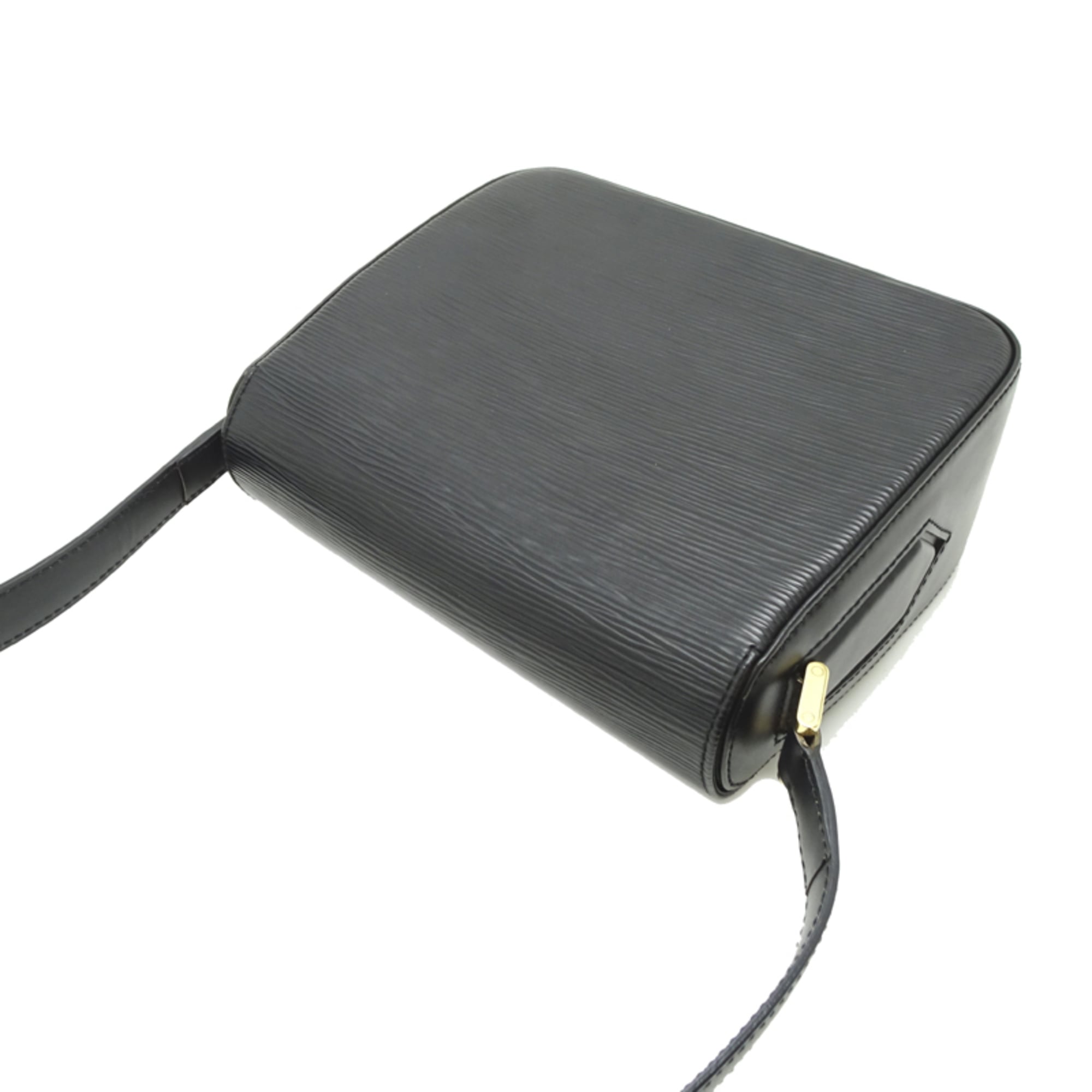 Louis Vuitton Black Noir Epi Leather Shoulder Bag (Pre-Owned)