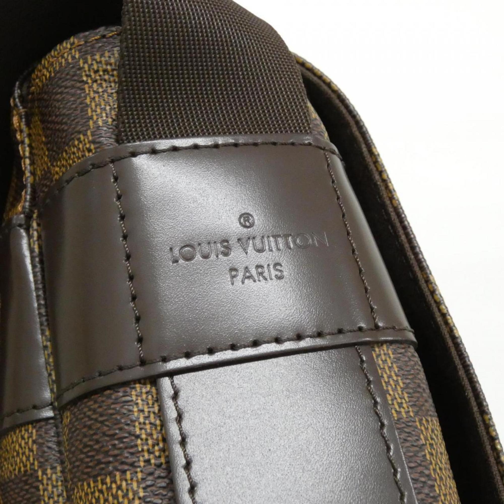 Louis Vuitton Ebene Coated Canvas Shoulder Bag (Pre-Owned)