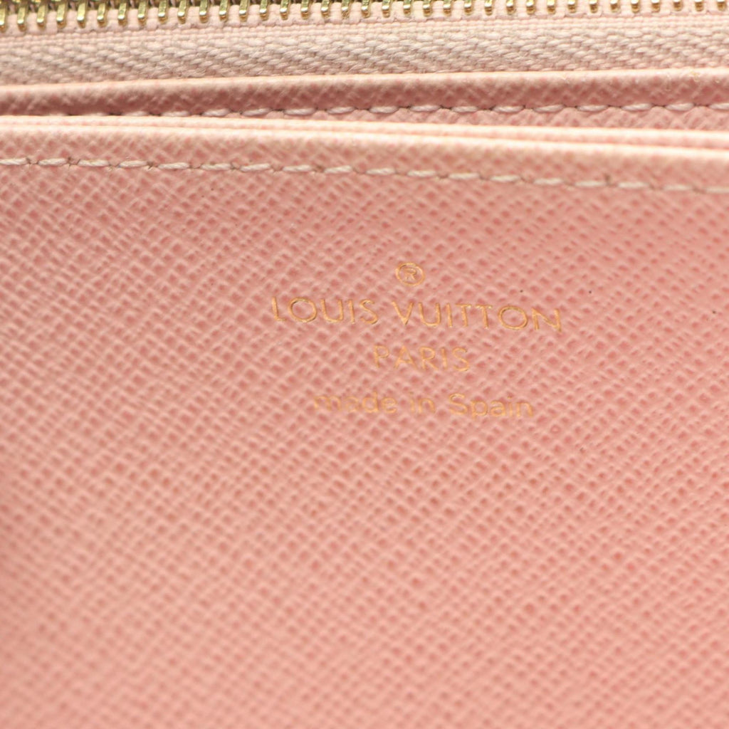 Louis Vuitton Brown Monogram Pink Rose Ballerine Monogram Long Wallet (Bi-Fold) (Pre-Owned)