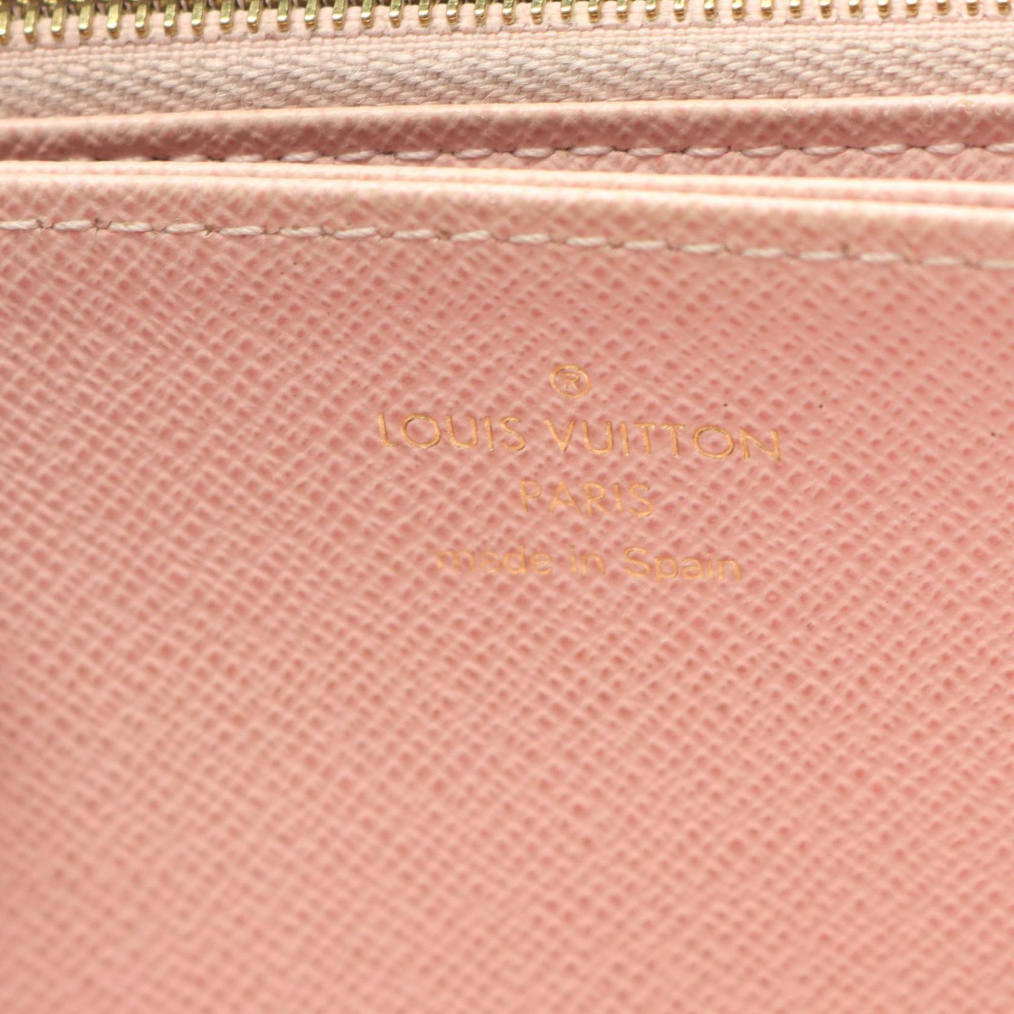 Louis Vuitton Brown Monogram Pink Rose Ballerine Monogram Long Wallet (Bi-Fold) (Pre-Owned)