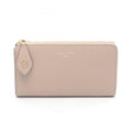 Louis Vuitton Beige Galle Leather Long Wallet (Bi-Fold) (Pre-Owned)