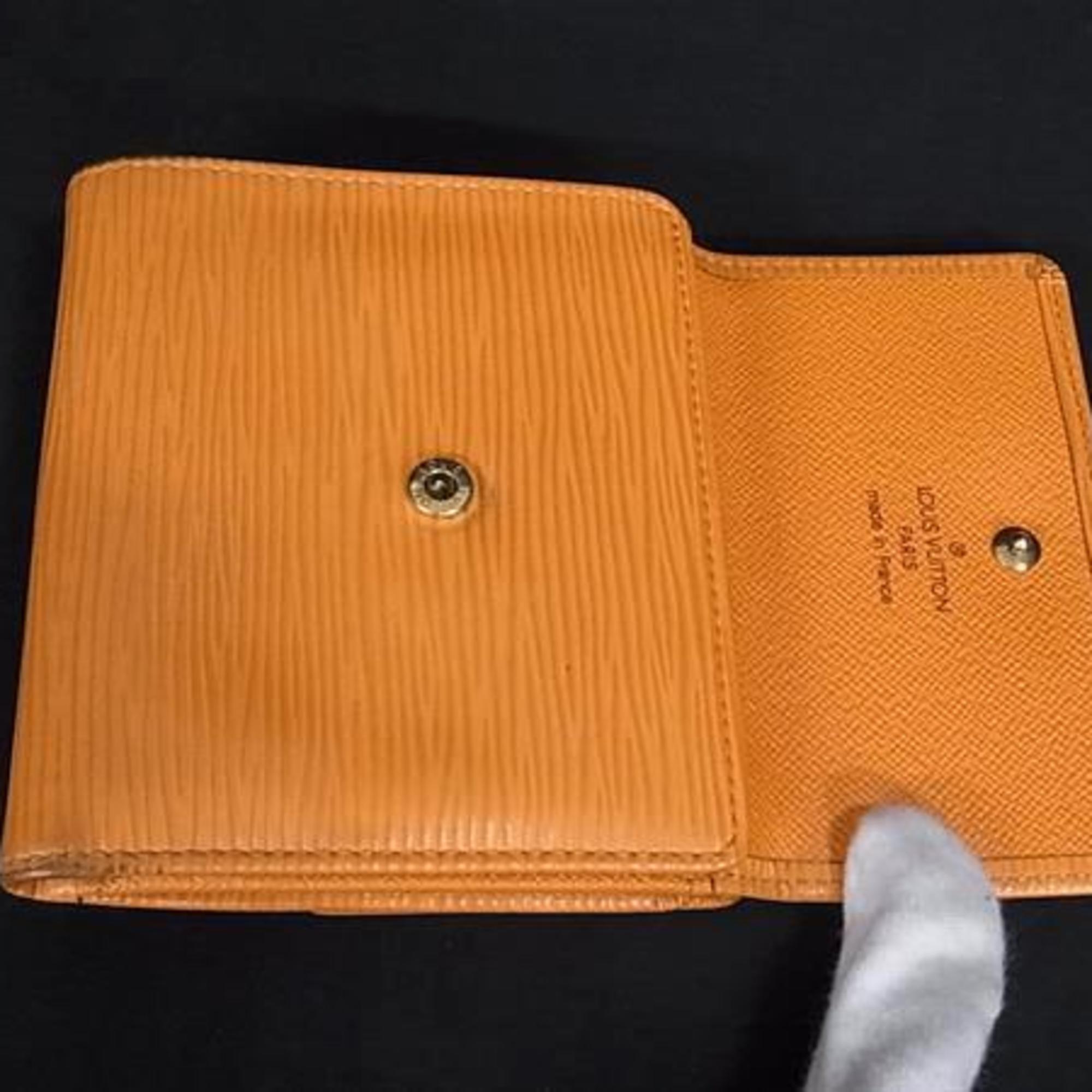 Louis Vuitton Epi Mandarin Epi Leather Wallet (Bi-Fold) (Pre-Owned)
