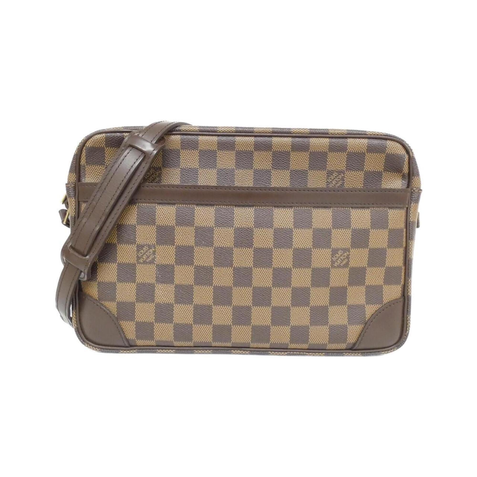 Louis Vuitton Ebene Coated Canvas Shoulder Bag (Pre-Owned)