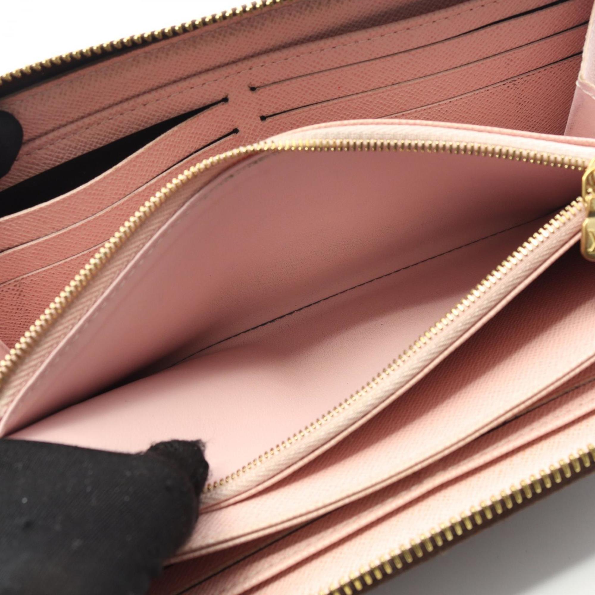 Louis Vuitton Brown Monogram Pink Rose Ballerine Monogram Long Wallet (Bi-Fold) (Pre-Owned)