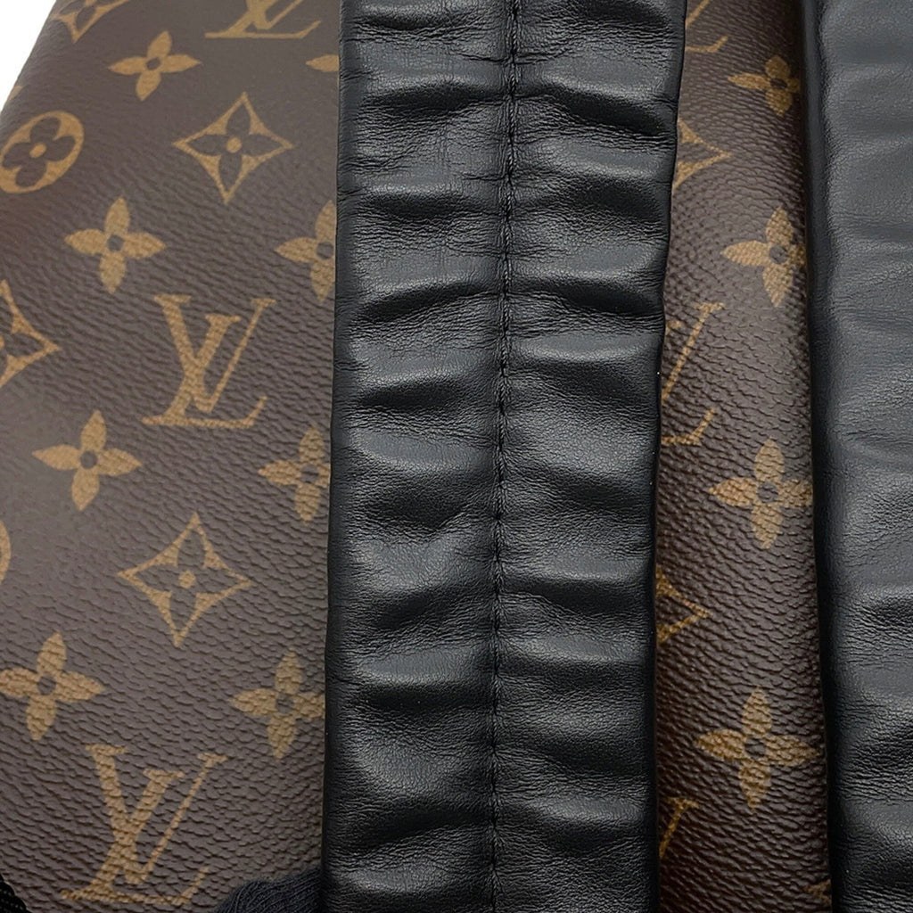 Louis Vuitton Black Brown Monogram Macassar Noir Monogram Backpack (Pre-Owned)