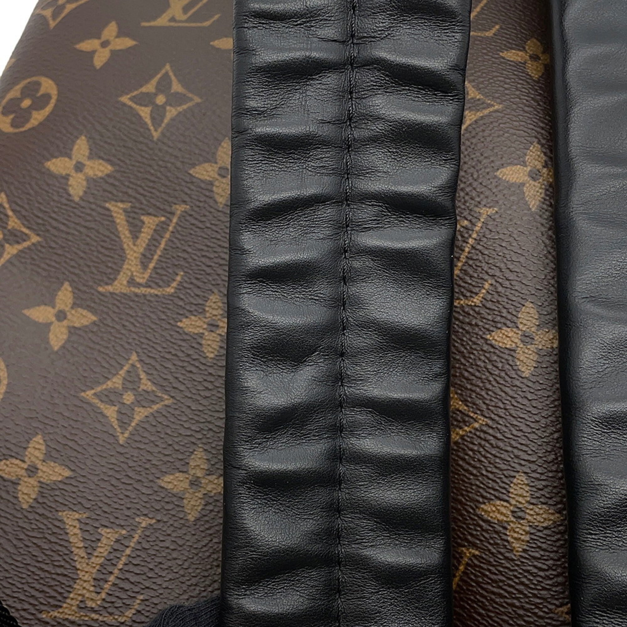 Louis Vuitton Black Brown Monogram Macassar Noir Monogram Backpack (Pre-Owned)