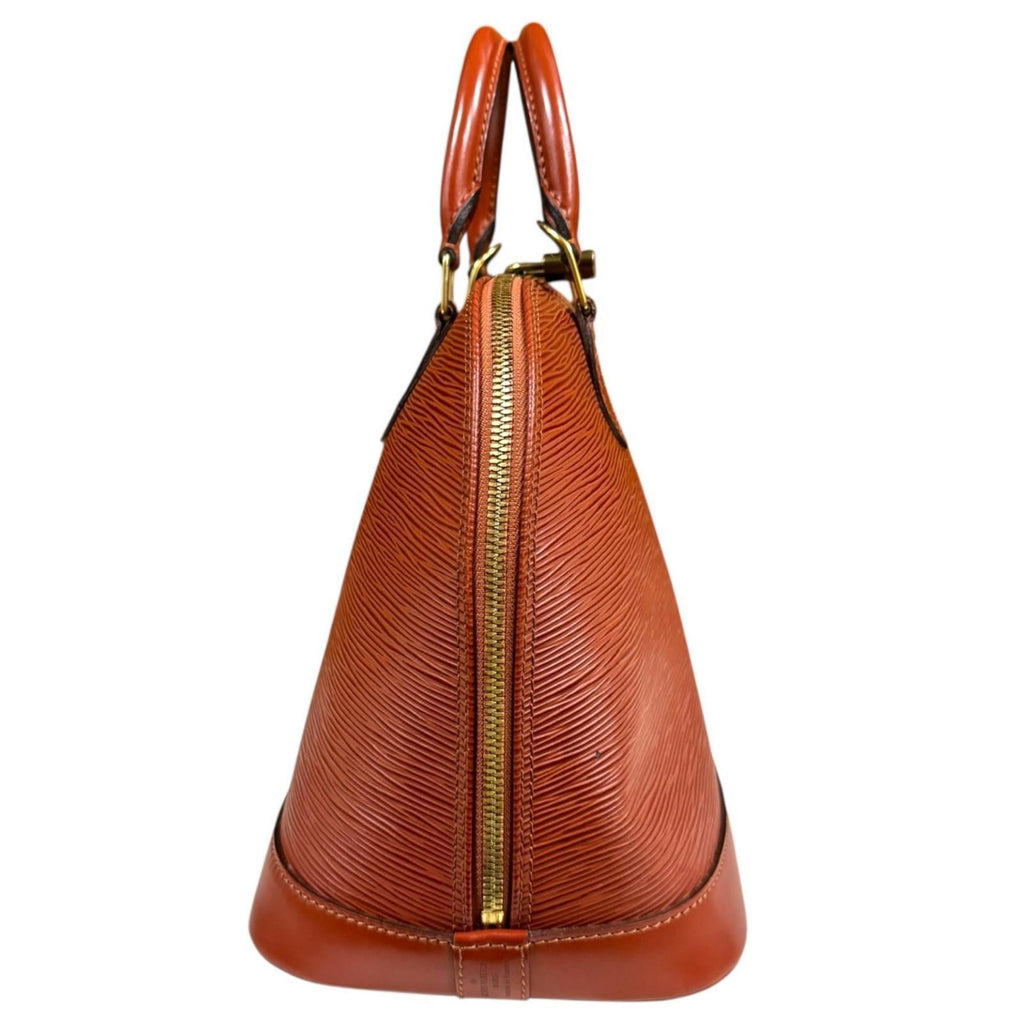 Louis Vuitton Brown Kenyan Brown Epi Leather Handbag (Pre-Owned)
