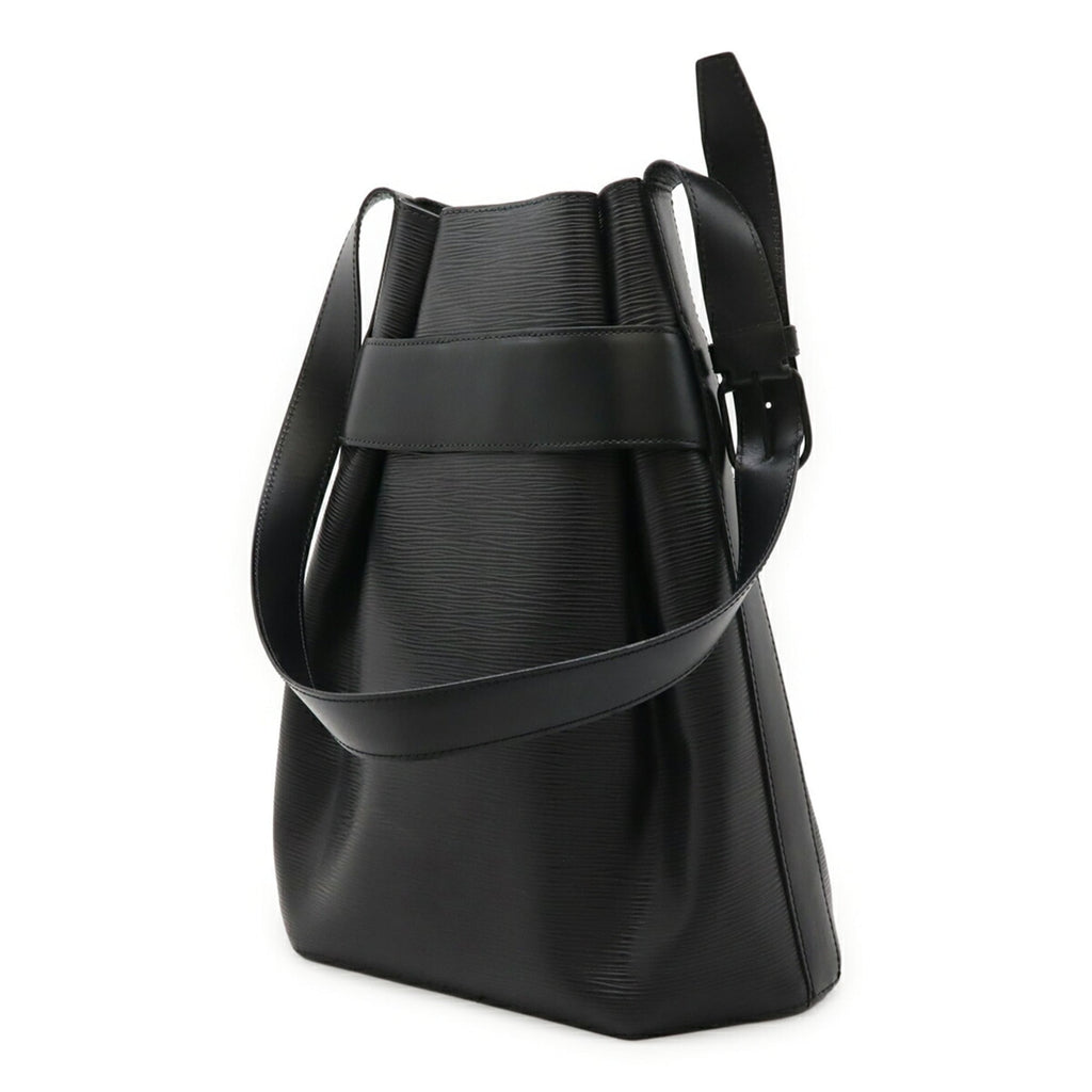Louis Vuitton Noir Epi Leather Pouch Shoulder Bag (Pre-Owned)