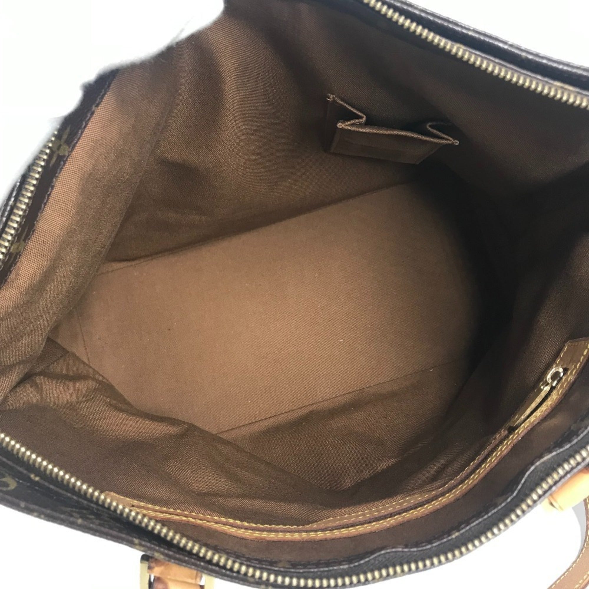 Louis Vuitton Brown Monogram Canvas Shoulder Bag Tote Bag (Pre-Owned)