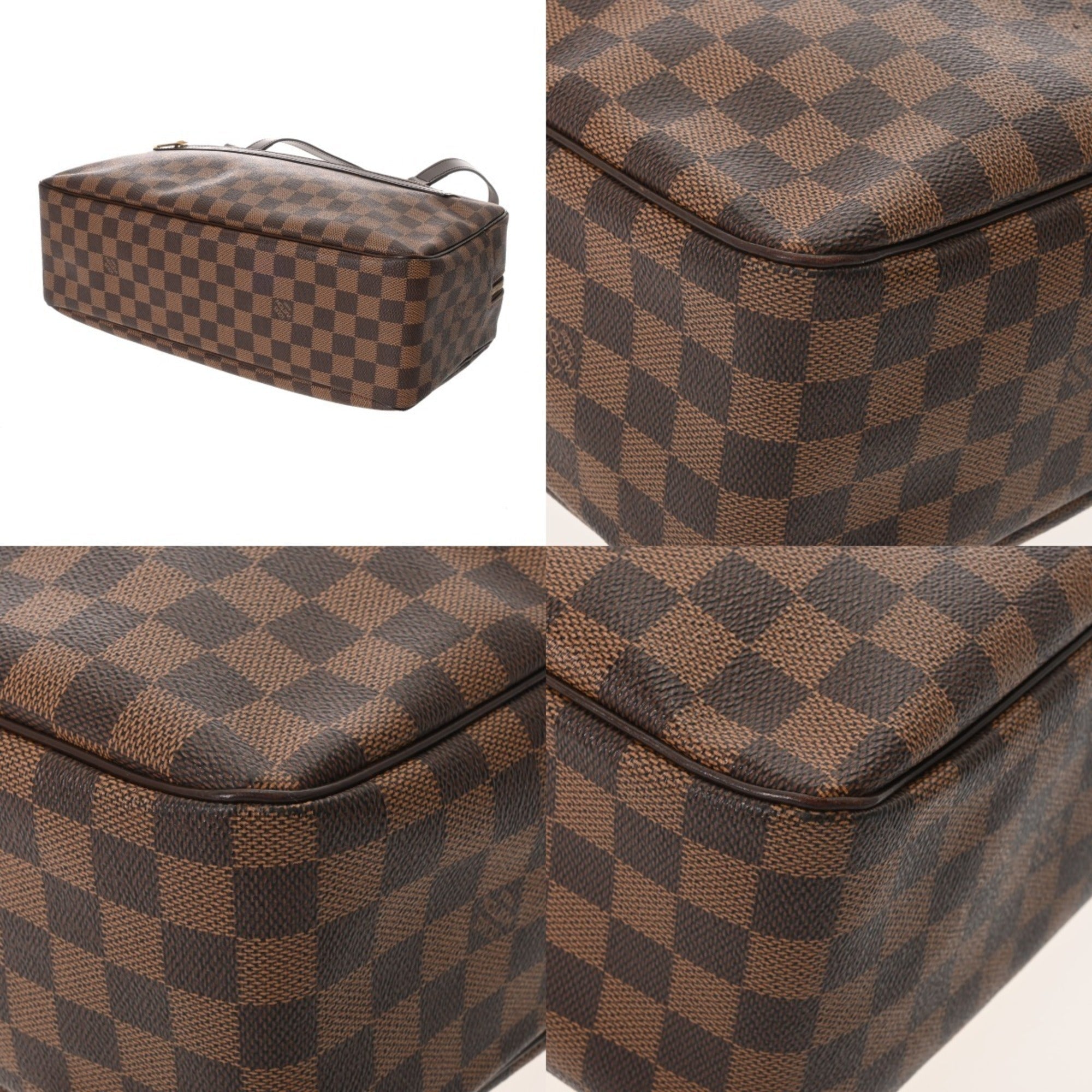 Louis Vuitton Damier Brown Damier Canvas Damier Canvas Shoulder Bag (Pre-Owned)