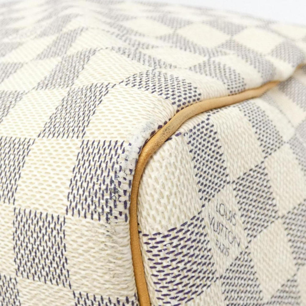 Louis Vuitton Damier Azur Azur Coated Canvas Boston Bag (Pre-Owned)