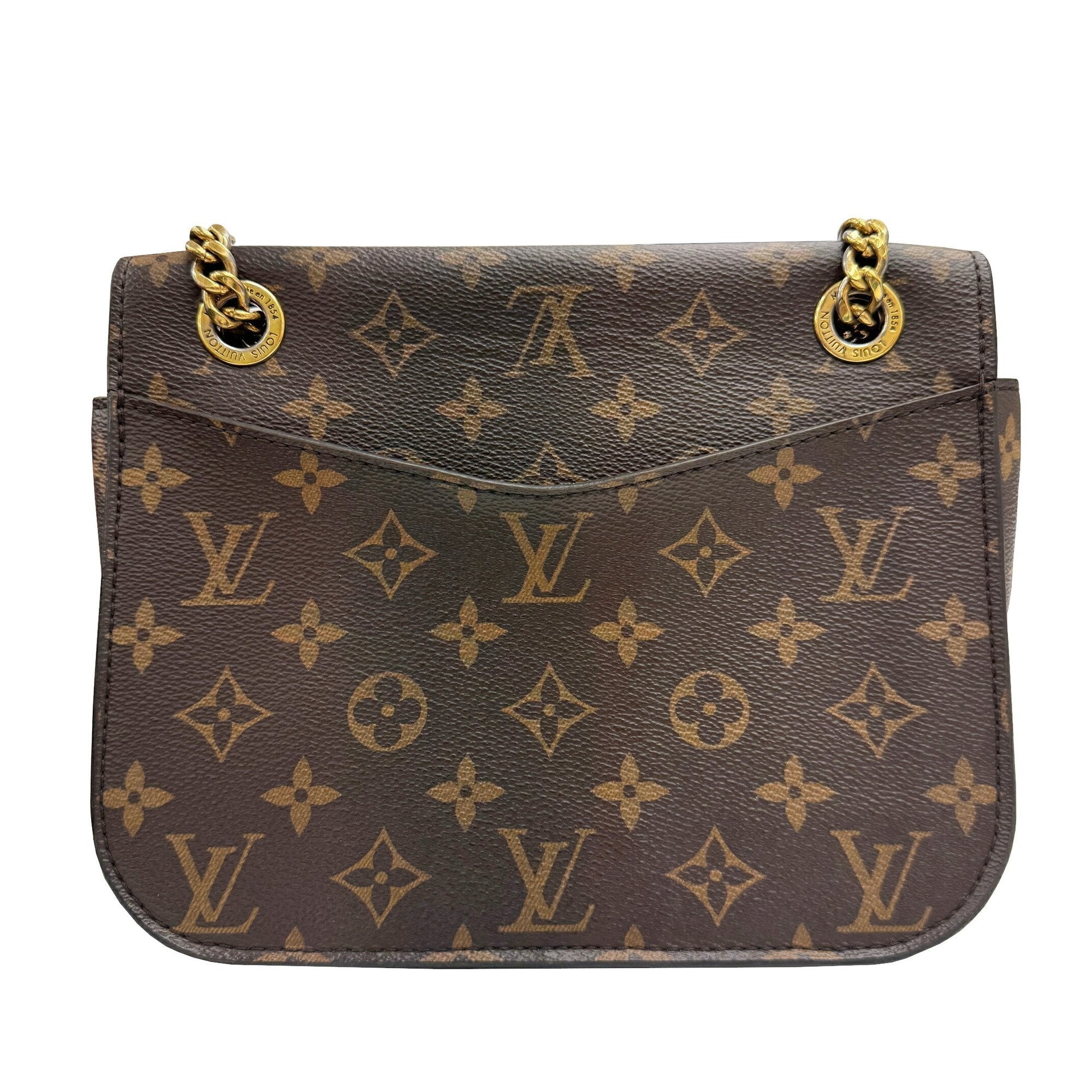 Louis Vuitton Monogram Black Brown Monogram Leather Shoulder Bag (Pre-Owned)