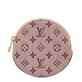 Louis Vuitton Cerise Red Color Canvas Leather Coin Purse/Coin Case (Pre-Owned)
