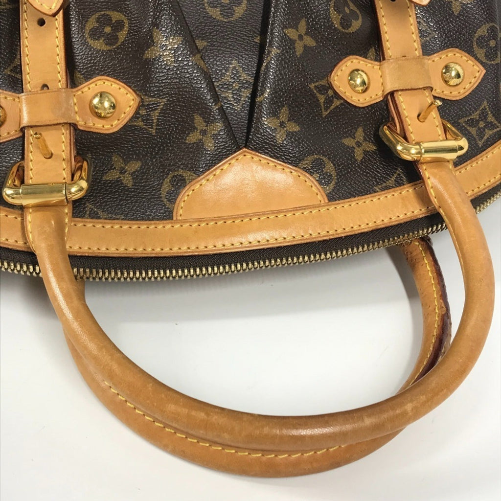 Louis Vuitton Brown Monogram Canvas Shoulder Bag Tote Bag (Pre-Owned)