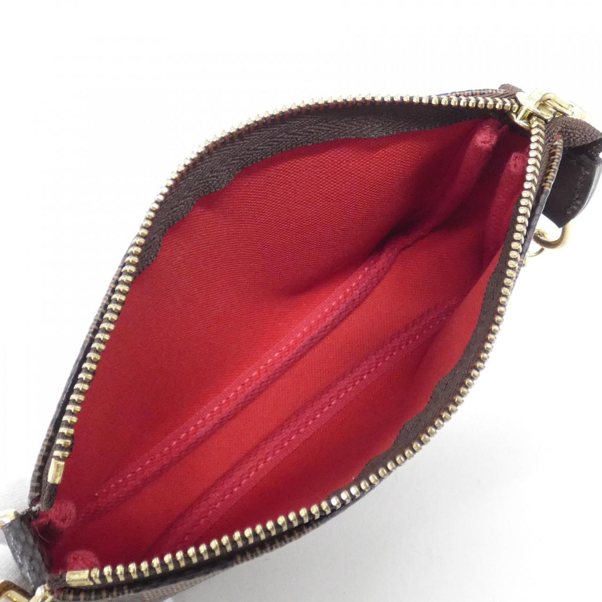 Louis Vuitton Ebene Coated Canvas Pochette Pouch (Pre-Owned)