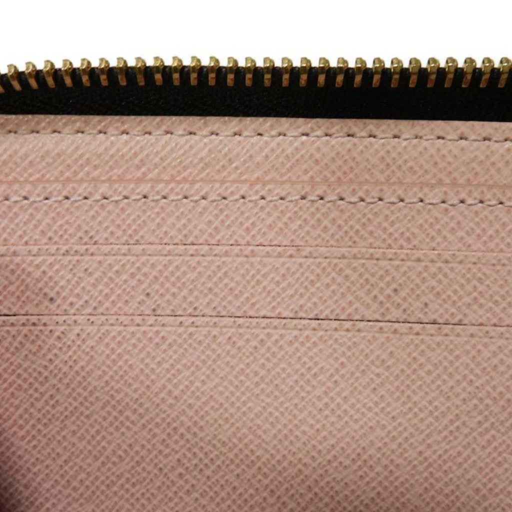 Louis Vuitton Brown Monogram Pink Rose Ballerine Monogram Canvas Leather Long Wallet (Bi-Fold) (Pre-Owned)