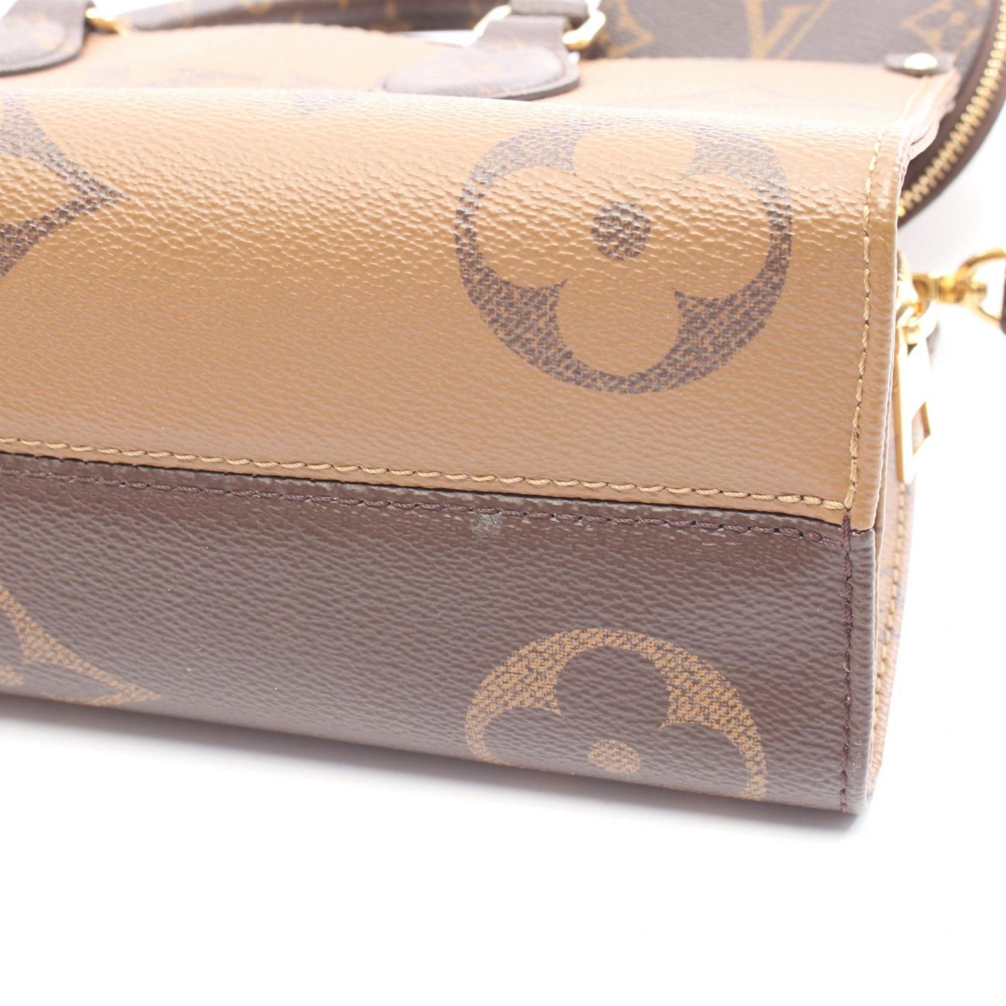 Louis Vuitton Brown Coated Canvas Handbag (Pre-Owned)