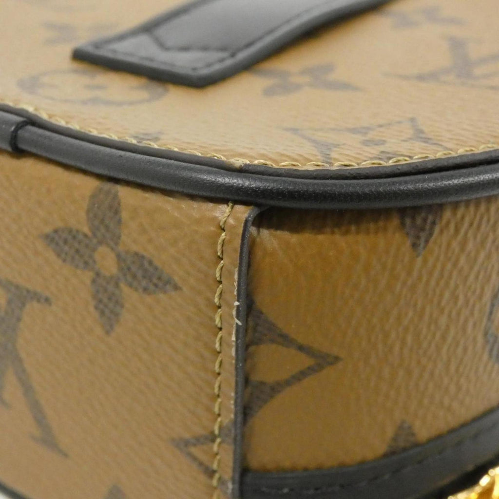 Louis Vuitton Monogram Reverse Marron Coated Canvas Shoulder Bag (Pre-Owned)