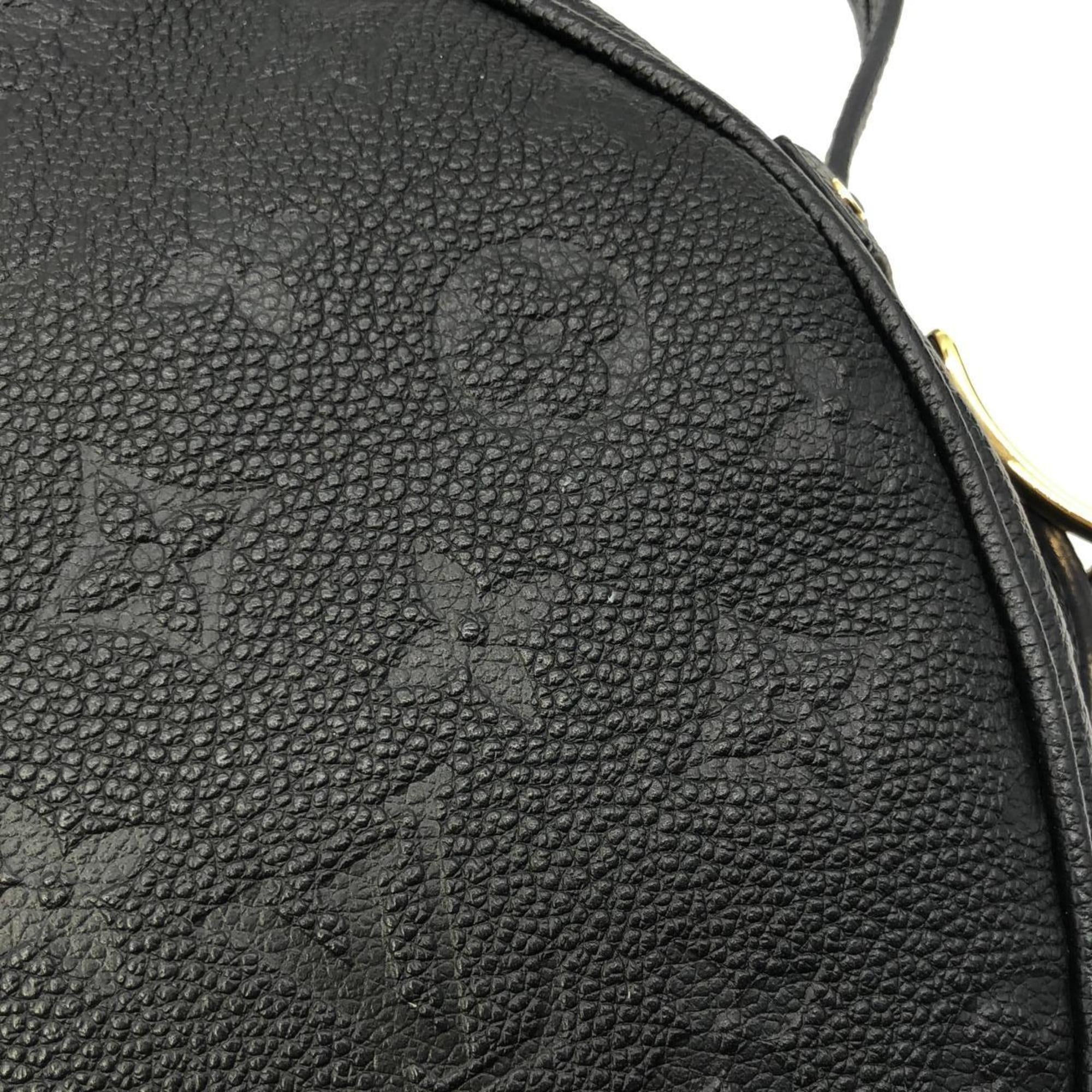 Louis Vuitton Black Leather Shoulder Bag (Pre-Owned)