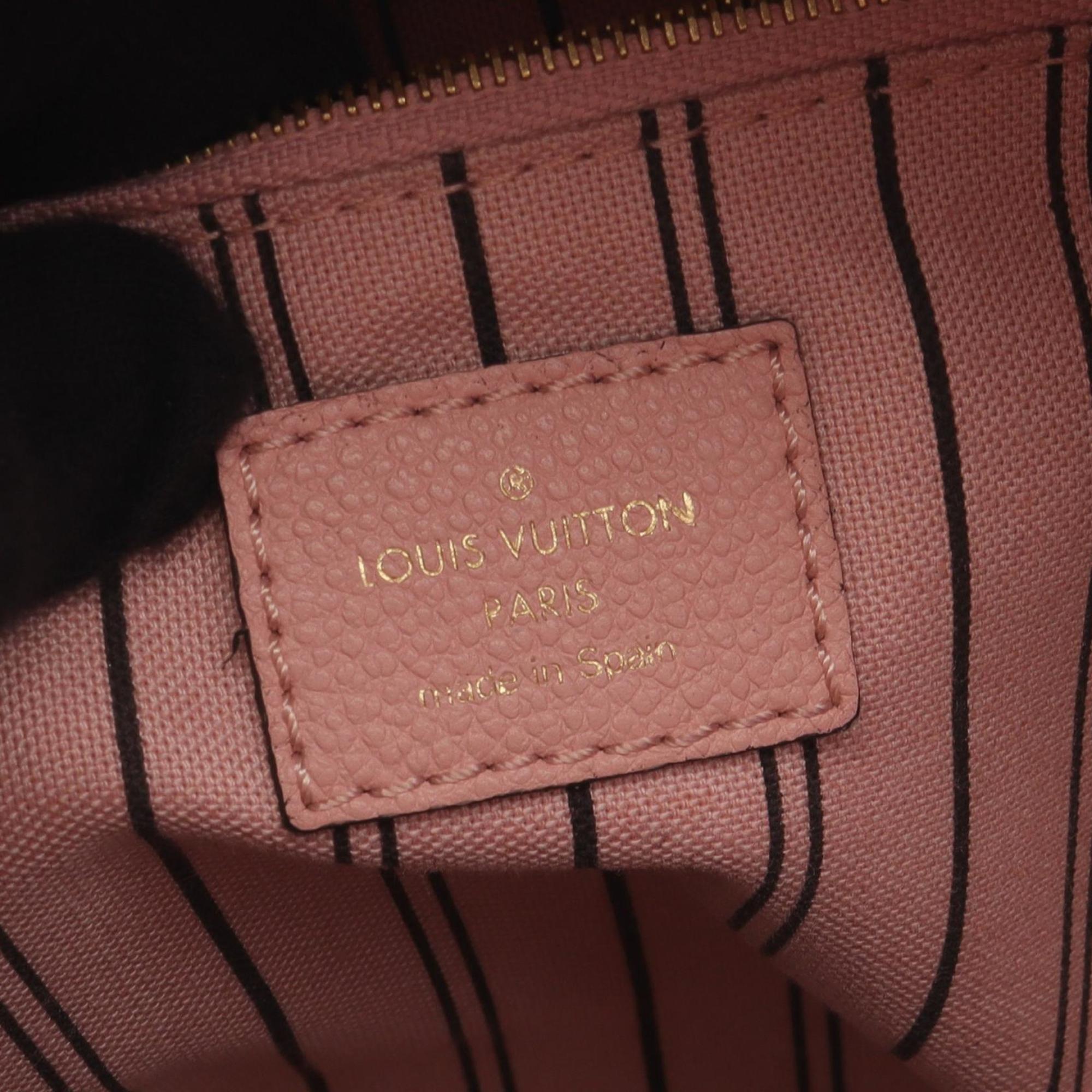 Louis Vuitton Pink Rose Poudre Monogram Empreinte Backpack (Pre-Owned)